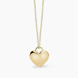 Collana da donna placcata oro con ciondolo cuore Feeling Mabina 553746