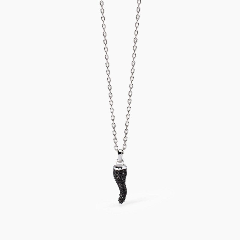 Collana da uomo in argento con cornetto portafortunaIl Quattrino Mabina 553755
