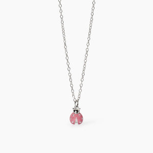Collana da bambina con ciondolo coccinella Fortunella Mabina 553773