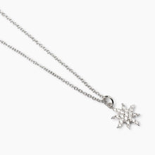 Carica l&#39;immagine nel visualizzatore di Gallery, Collana da donna in acciaio con sole in zirconi Splendida Mabina 553780
