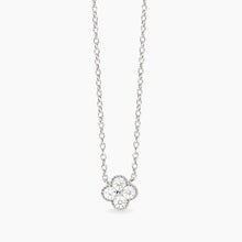 Load image into Gallery viewer, Collana da donna in acciaio con fiore in zirconi Jasmine Mabina 553791
