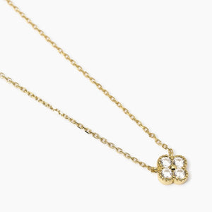 collana da donna con ciondolo fiore in zirconi jasmine Mabina 553793