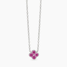 Carica l&#39;immagine nel visualizzatore di Gallery, Collana da donna con ciondolo fiore rosa Jasmine Mabina 553796
