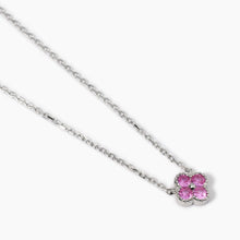 Carica l&#39;immagine nel visualizzatore di Gallery, Collana da donna con ciondolo fiore rosa Jasmine Mabina 553796
