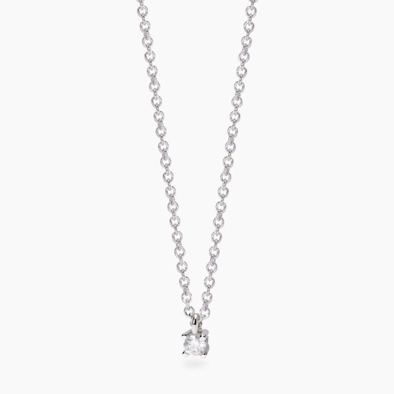 Collana da donna punto luce in Argento con Diamanti Mabina 553805