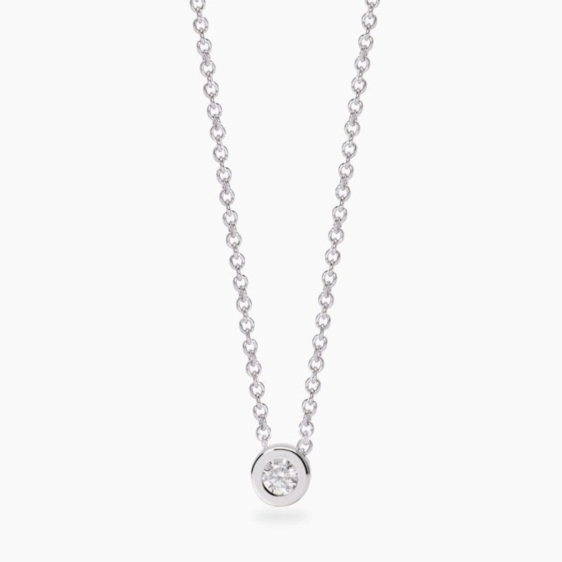 Collana da donna in Argento con diamante Mabina 553807
