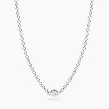 Cargar imagen en el visor de la galería, Collana da donna in Argento con Diamanti Mabina 553813
