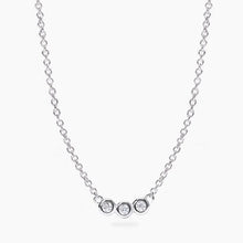 Cargar imagen en el visor de la galería, Collana da donna in Argento con Diamanti Mabina 553814
