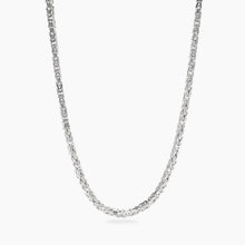 Carica l&#39;immagine nel visualizzatore di Gallery, Collana da uomo in argento con catena bizantina Mabina 553821
