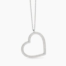 Cargar imagen en el visor de la galería, Collana da donna con cuore in zirconi VERA Mabina 553831
