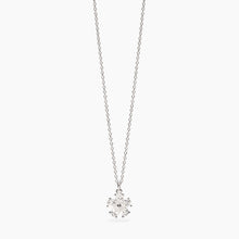 Load image into Gallery viewer, Collana da donna in argento con pendente fiore in zirconi PETALI DI LUCE Mabina 553856
