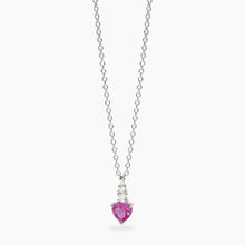 Load image into Gallery viewer, Collana da donna in argento con pendente e zirconi ROUGE Mabina 553860
