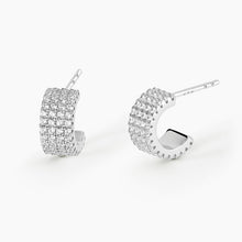 Carica l&#39;immagine nel visualizzatore di Gallery, Orecchini da donna in argento MIDNIGHT Mabina 563437
