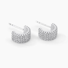 Carica l&#39;immagine nel visualizzatore di Gallery, Orecchini da donna in argento MIDNIGHT Mabina 563437
