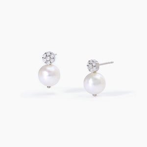 Orecchini da donna in argento con perla coltivata FIOR FIORE Mabina 563603
