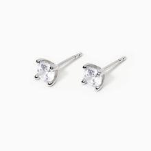 Load image into Gallery viewer, Shiny Mabina light point silver women&#39;s earrings 563608
