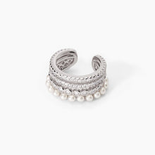 Carica l&#39;immagine nel visualizzatore di Gallery, Orecchino da donna in argento ear cuff multifilo CUFFMANIA Mabina 563665
