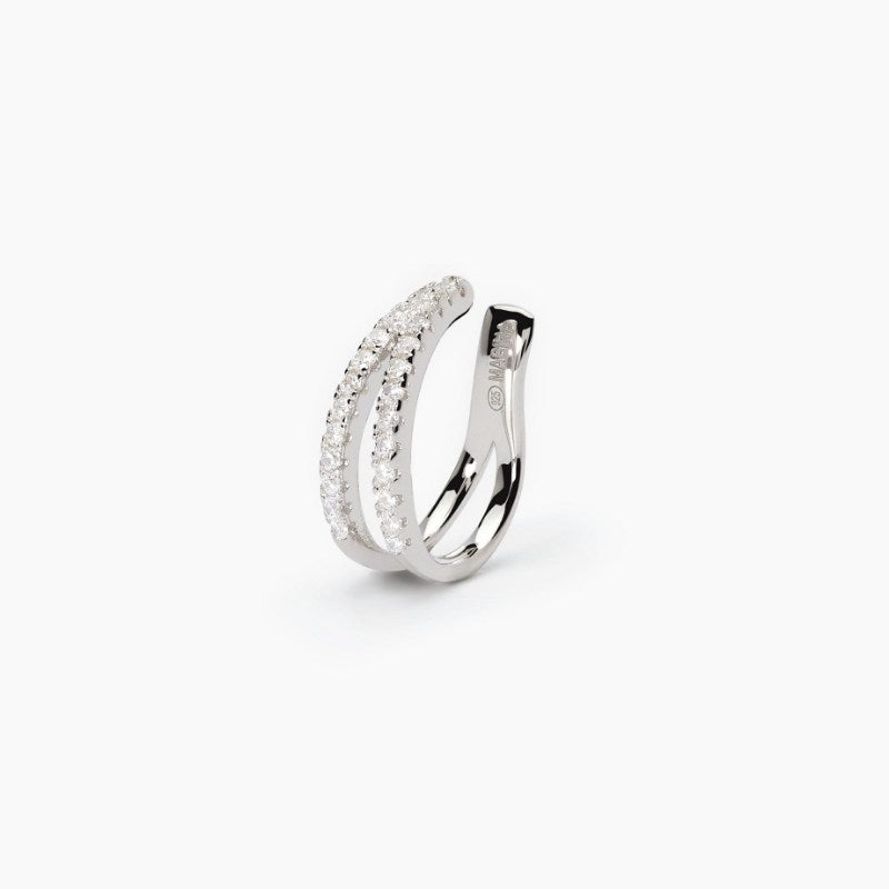 Orecchino da donna a doppio cerchio ear cuff Mabina 563667