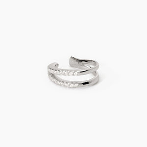 Orecchino da donna a doppio cerchio ear cuff Mabina 563667