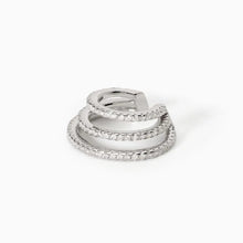 Carica l&#39;immagine nel visualizzatore di Gallery, Mono Orecchino da donna in argento ear cuff Mabina 563670
