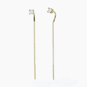 Orecchini pendenti da donna con punto luce SHINY Mabina 563671