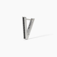 Carica l&#39;immagine nel visualizzatore di Gallery, Orecchino da uomo a triangolo in argento MONOMANIA Mabina 563707
