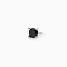 Load image into Gallery viewer, Orecchino da uomo con zircone nero PUNTO DI VISTA Mabina 563764
