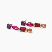 Carica l&#39;immagine nel visualizzatore di Gallery, Orecchini da donna pendenti con fusion stone SANTORINI Mabina 563794
