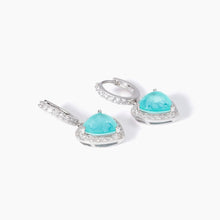 Load image into Gallery viewer, Orecchini da donna in argento con glass azzurro Non Sarà Un&#39;avventura Mabina 563812
