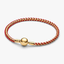 Carica l'immagine nel visualizzatore di Gallery, Bracciale Intreccio Tessuto Rosso
