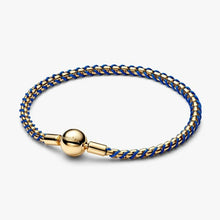 Carica l'immagine nel visualizzatore di Gallery, Bracciale Intreccio Tessuto Blu
