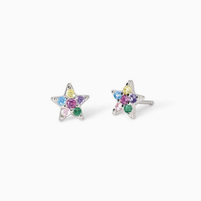 Orecchini da bambina in argento con stelle Étoile Mabina 563853