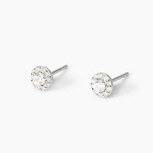 Orecchini da donna a lobo con zirconi Milanesienne Mabina 563861