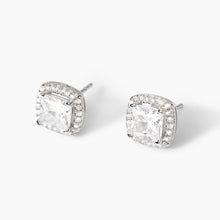 Carica l&#39;immagine nel visualizzatore di Gallery, Orecchini da donna in argento a lobo con zirconi Cool or Rétro? Mabina 563862
