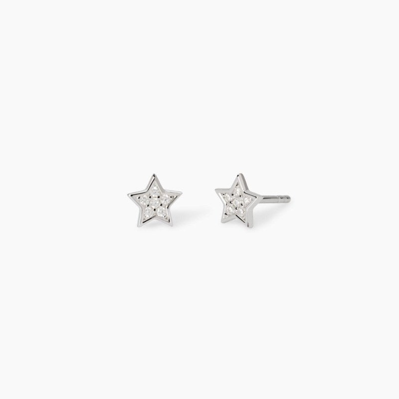 Orecchini da donna in argeto stella a lobo Little Joy Mabina 563876