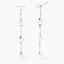 Cargar imagen en el visor de la galería, Orecchini da donna in argento con perle C&#39;ERA UNA VOLTA Mabina 563935
