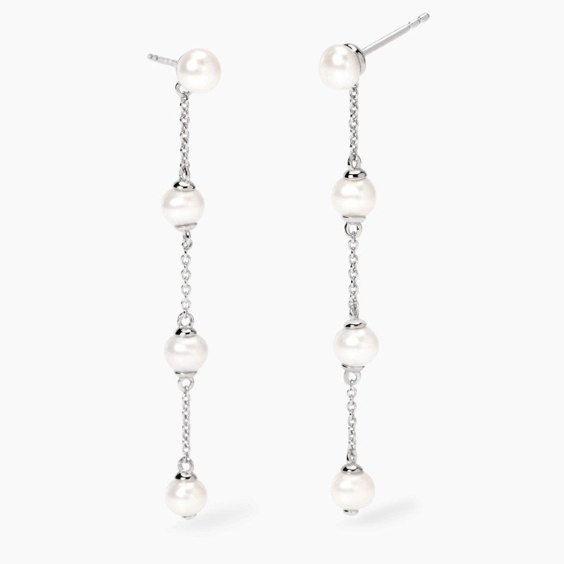 Orecchini da donna in argento con perle C'ERA UNA VOLTA Mabina 563935