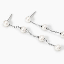 Cargar imagen en el visor de la galería, Orecchini da donna in argento con perle C&#39;ERA UNA VOLTA Mabina 563935
