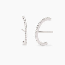 Carica l&#39;immagine nel visualizzatore di Gallery, Orecchini da donna in argento e zirconi RAGGIO DI SOLE Mabina 563939
