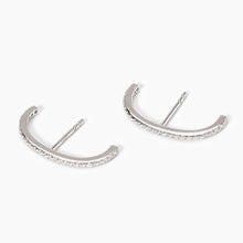 Carica l&#39;immagine nel visualizzatore di Gallery, Orecchini da donna in argento e zirconi RAGGIO DI SOLE Mabina 563939
