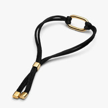 Cargar imagen en el visor de la galería, Bracciale Regolabile Cordino Nero con Link Apribile Pandora ME
