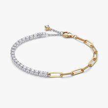 Carica l'immagine nel visualizzatore di Gallery, Bracciale Tennis e Maglia Link
