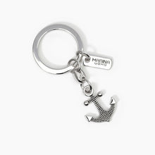 Load image into Gallery viewer, Key ring with anchor pendant NAVY RULE Mabina 583004
