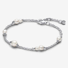 Cargar imagen en el visor de la galería, Bracciale Catena Con Perle d’Acqua Dolce Coltivate
