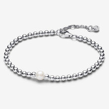 Carica l'immagine nel visualizzatore di Gallery, Bracciale con Perla d’Acqua Dolce Coltivata e Sfere
