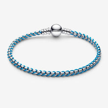 Carica l'immagine nel visualizzatore di Gallery, Bracciale Intreccio Tessuto Turchese
