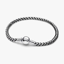 Carica l'immagine nel visualizzatore di Gallery, Bracciale Intreccio Tessuto Nero
