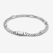 Load image into Gallery viewer, Bracciale Catena Maglia Cubana con Cuori
