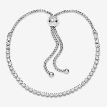 Load image into Gallery viewer, Bracciale tennis con chiusura regolabile
