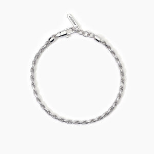 Bracciale da uomo in argento con catena corda EVERY DAY Mabina 533800